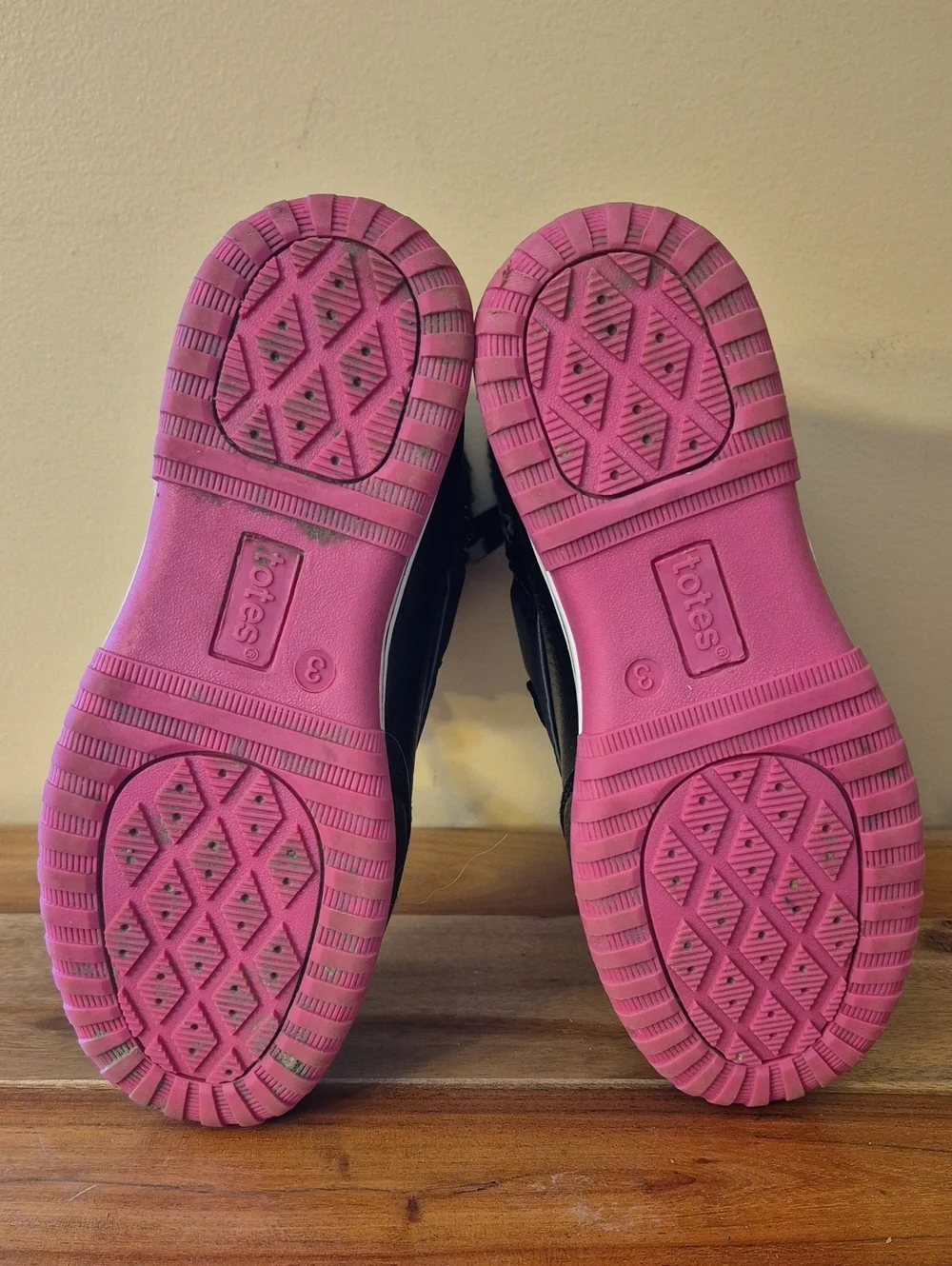 Girls Totes Adventure Gear Winter Snow Boots - Black & Pink - Sz. 3